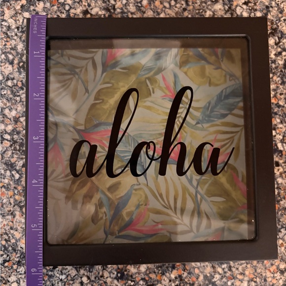 Tropical Aloha Shadow Box Bank - Picture 3 of 4